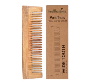 PureTress Neem Wood Wide Tooth Comb